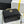 VANITY CASE 18 IN BLACK SHINY LAMBSKIN WITH PEARL HANDLE