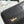 PEARL HANDLE FLAP BAG 18 IN BLACK SHINY LAMBSKIN