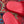 GG INTERLOCKING G SLIDE SANDAL CRIMSON RUBBER