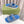 GG  Rubber Sole Logo Sandals Blue Caro