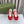 GG INTERLOCKING G SNEAKER CHERRY SUEDE
