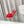 Jimmy Choo Saeda Pumps Red Mesh Lambskin 668534