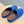 LP TOMORI SABOT MULES COBALT SUEDE