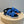 HM ELECTRIC SANDAL COBALT FABRIC AND CALFSKIN