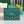 SAINT-GABRIEL WALLET 12 IN GREEN CALFSKIN AND GOYARDINE CANVAS