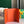 SAINT-GABRIEL WALLET 12 IN ORANGE CALFSKIN AND GOYARDINE CANVAS