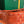 GRAND BLEU 16 IN ORANGE GOYARDINE CANVAS AND LAMBSKIN