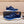 Zegna Men's Ermenegildo Sneakers Blue Suede Grain Leather
