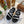 CHLOÉ WOODY WEDGE SANDALS IN BLACK MIX WHITE CANVAS WITH RUBBER SOLE