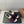 cc mule sandal 45 black red fabric beige calfskin