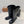 CC High Boots Black Logo Print Cowhide 944734