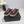 CC 26s Half-Length Slippers Black Burgundy Sheepskin 104251