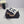 CC 26s Half-Length Slippers Black White Sheepskin 104252