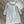 LP 25 Hooded Long Goose Down Light Gray Jacket with Fur Trim 124985
