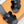 0ran 45 sandal black velvet goatskin