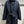 HM 25 Long Coat Blue Black Polyester 264290