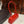 LE TECKEL MEDIUM BAG 33 IN CLASSIC RED GOATSKIN