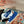 cc espadrilles blue cotton tweed white sequin