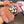 GLOVES IN ROUGE PINK WOOL WITH RABBIT FUR 439142