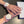 GLOVES IN CREPE PINK WOOL WITH LARGE WHITE FLOWER 464992