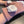GLOVES IN CREPE PINK WOOL WITH LARGE WHITE FLOWER 464992