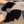 GLOVES IN DOVE GRAY WOOL WITH LARGE BLACK BOW 464994