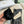 TOUCHSCREEN GLOVES IN BLACK LAMBSKIN AND BEIGE MONOGRAM JACQUARD FABRIC 465791