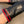 GLOVES IN BLACK MIX RED LAMBSKIN AND LAMB FUR LINING 467970