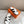 HM Kazimir Sandal White Black Lamb Leather Cloth 312839