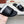 LP SLIPPER PATHON BLACK CALFSKIN