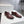 CC Lace-Up Shoes Coffee Crocodile Embossed Calfskin 842729