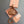 MICRO BAG KEYCHAIN 11 IN CAPE PALLISER BROWN CALFSKIN EMBOSSED LOGO