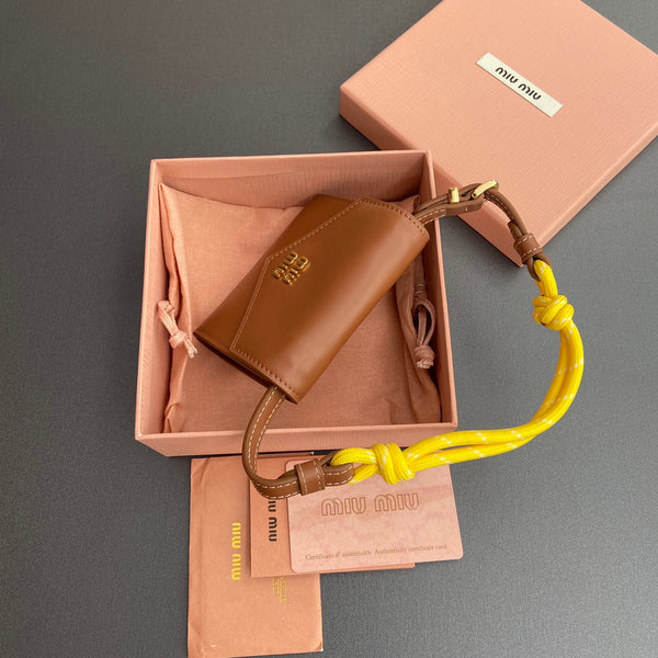 MICRO BAG 11 IN SANTA FE BROWN SMOOTH CALFSKIN