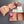 Leather Bag Charm Pink Red 240344