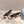 PRA 25s Ballet Flats with Small Buckle Brown White Cow Printed Calf-hair 449702