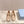 PRA 25s Ballet Flats with Small Buckle Beige Cowhide 449713