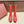 LP Lupo Mid-Calf Boot 20mm Red Cowhide Sheepskin 447740