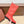 LP Mid-Calf Boots 20mm Red Cowhide Sheepskin 447743