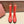 LP Mid-Calf Boots 20mm Red Cowhide Sheepskin 447743