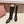 LP Long Boots 20mm Black Cowhide Sheepskin 447748