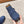neo ankle boot dark blue suede calfskin