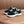 HM Men's Slip on Sneaker Black White Flyknit Fabric 690059