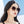 OVERSIZED RECTANGULAR FRAME SUNGLASSES G1641 IN METAL