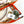 Harnais De Coeur Scarf 135 CM In Orange Colorful Cashmere And Silk 381092
