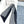 SCARF 190 CM IN BLACK MIX WHITE CARO CASHMERE 388127