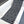 SCARF 190 CM IN BLACK MIX WHITE CARO CASHMERE AND WOOL 390944