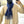 SCARF 180 CM IN NAVY BLUE CASHMERE 398419