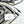 Tatouages Marins Bandana Shawl 135 CM Black White Cashmere And Silk 401091