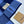 SCARF 180 CM IN TRUE BLUE CASHMERE 403869