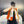Mystere Au 24 Scarf 135 CM Yellow Orange Colorful Cashmere And Silk